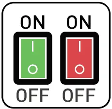 Comfee D1SAXorgv6L Bottom Loading Water Dispenser Express Cooling Water Cooler - switches