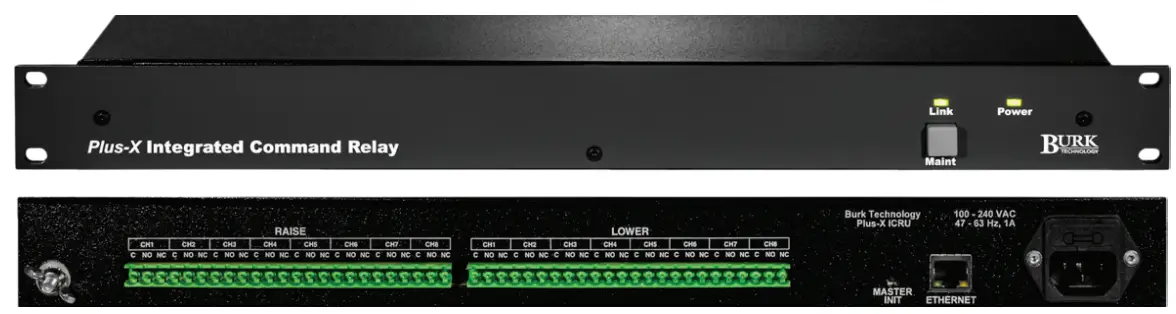 BURK TECHNOLOGY Plus-X ICRU Integrated Command Relay Unit