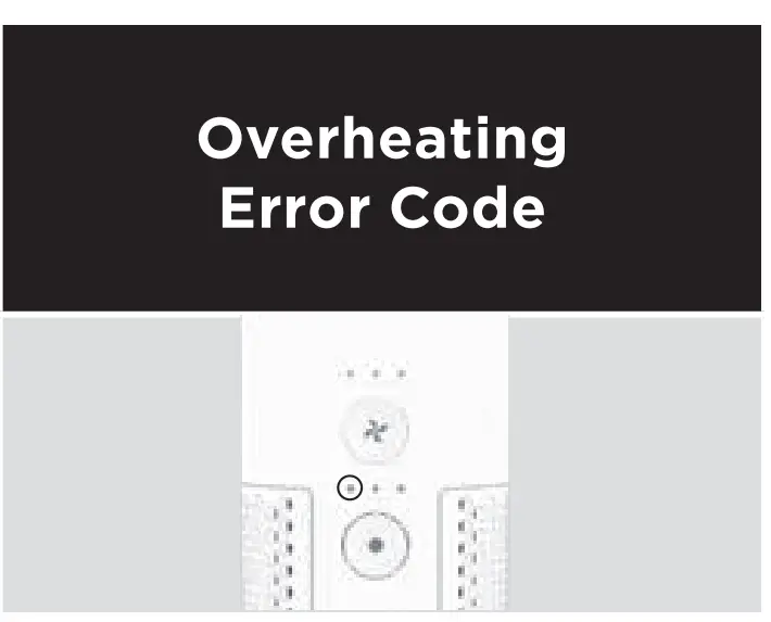 Overheating
Error Code