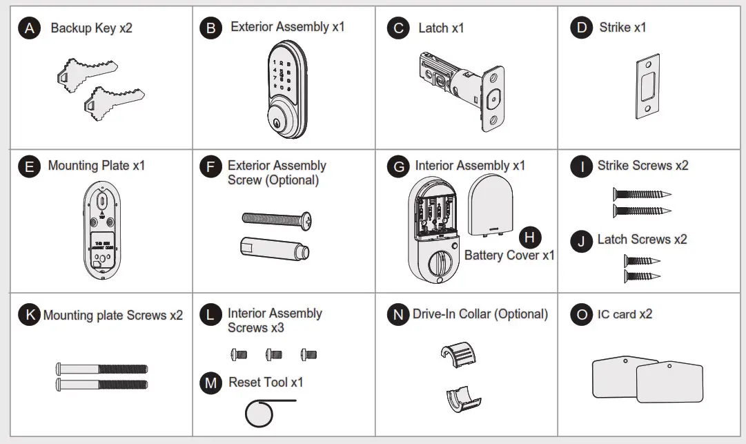 Veise RZ06 Smart Lock - fig 8
