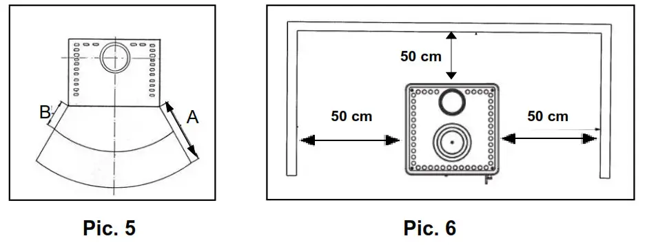 Wamsler TYP 18816 LUKE Fireplace Stove Hatch - plastic furniture
