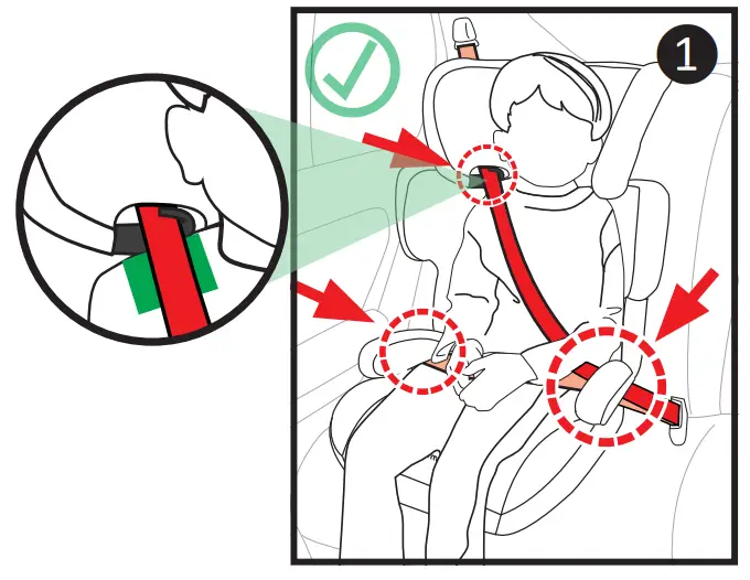 SECURE ELITE 2 In 1 Belt Positioning Booster Car Seat -