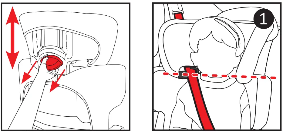 SECURE ELITE 2 In 1 Belt Positioning Booster Car Seat - Backet 2