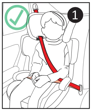 SECURE ELITE 2 In 1 Belt Positioning Booster Car Seat - Backet 3