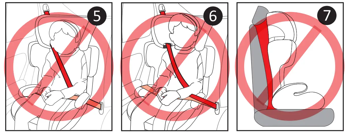 SECURE ELITE 2 In 1 Belt Positioning Booster Car Seat - Backet 7