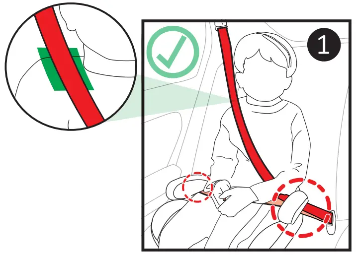 SECURE ELITE 2 In 1 Belt Positioning Booster Car Seat - Backet10