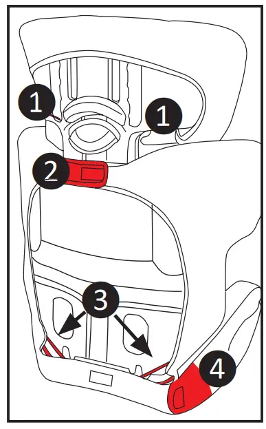 SECURE ELITE 2 In 1 Belt Positioning Booster Car Seat - Backet17