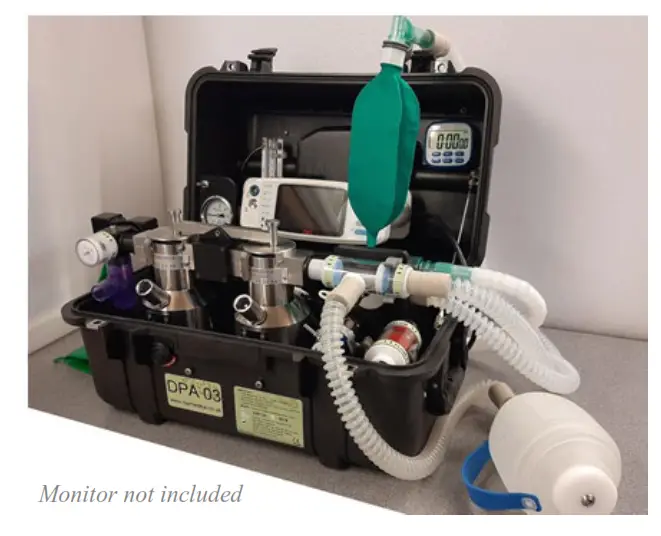 diamedica DPA 03 Twin Vaporiser Portable Anaesthesia System - COMPONENT