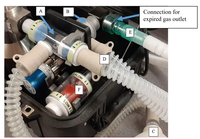 diamedica DPA 03 Twin Vaporiser Portable Anaesthesia System - identified