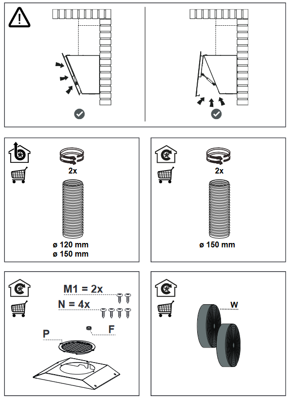 FRANKE FVAS A80 BK Wall Extractor Hood - fig 3