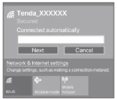 Tenda W311MI U2 AX300 Wireless USB Adapter - Wi-Fi network1