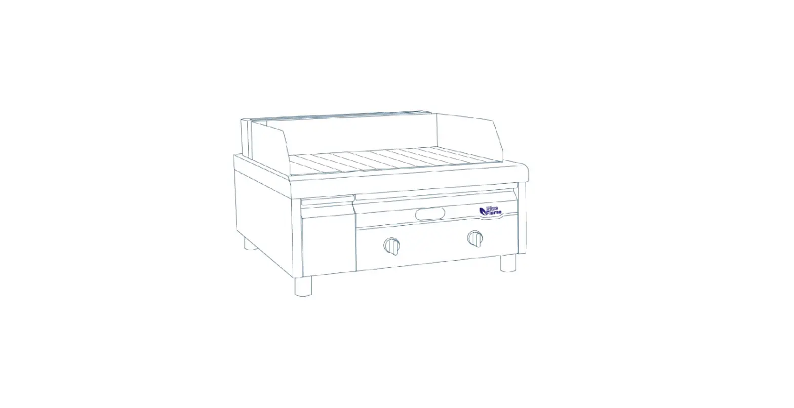 Blue Flame 2, 3 Burner Unit Town Gas Lava Rock Griller User Manual Blue Flame 2, 3 Burner Unit Town Gas Lava Rock Griller User Manual