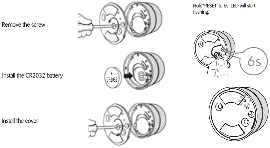 immax 07768L Zigbee Smart Button - INSTALL