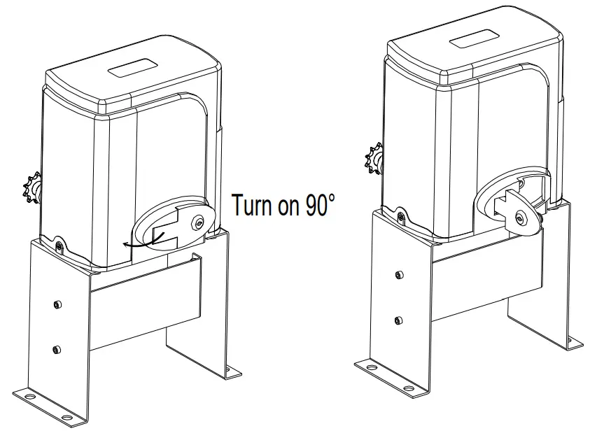 Main engine installation