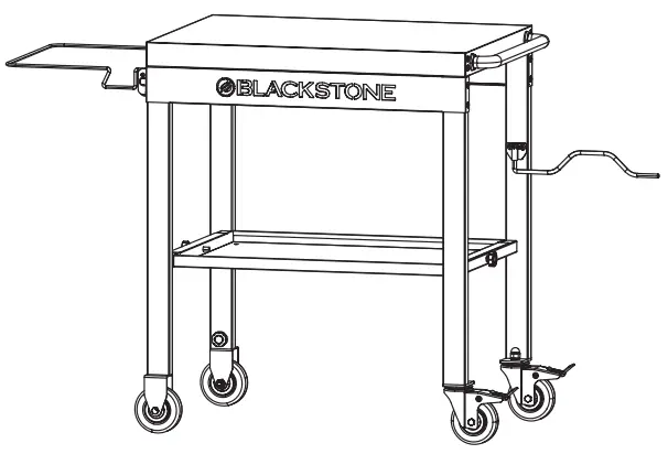 BLACKSTONE 2171 v01 Serve and Store Prep Cart - dcover on th