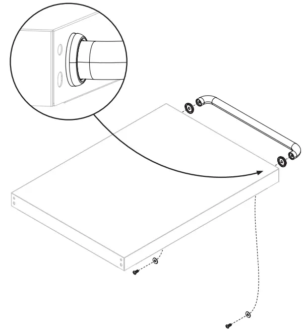 BLACKSTONE 2171 v01 Serve and Store Prep Cart - washers