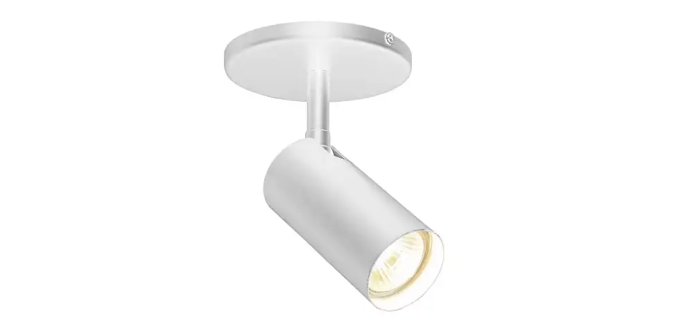 Dainolite Sty-71spt-mw Stanly 1 Light Matte White Flush Mount Spotlight Instruction Manual