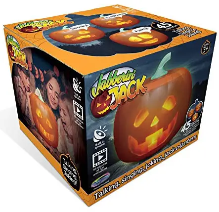 MINDSCOPE MSPJJPP Jabberin' Jack Talking Animated Pumpkin