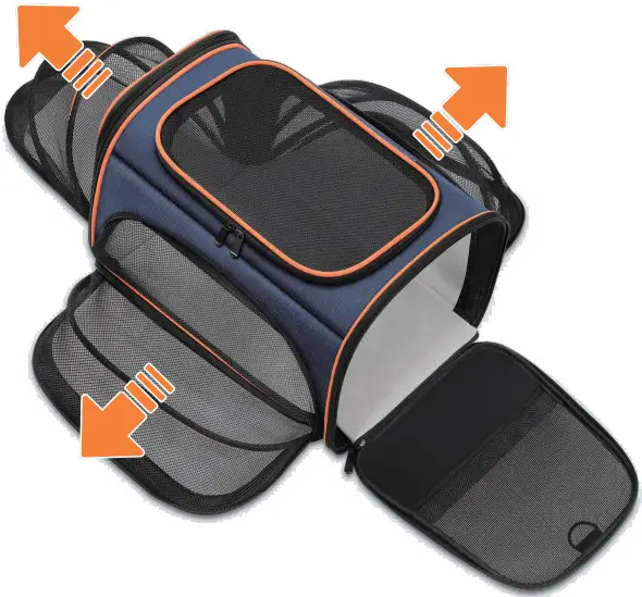 Meowant MW PB01 Pet Travel Carrier - Expending 4