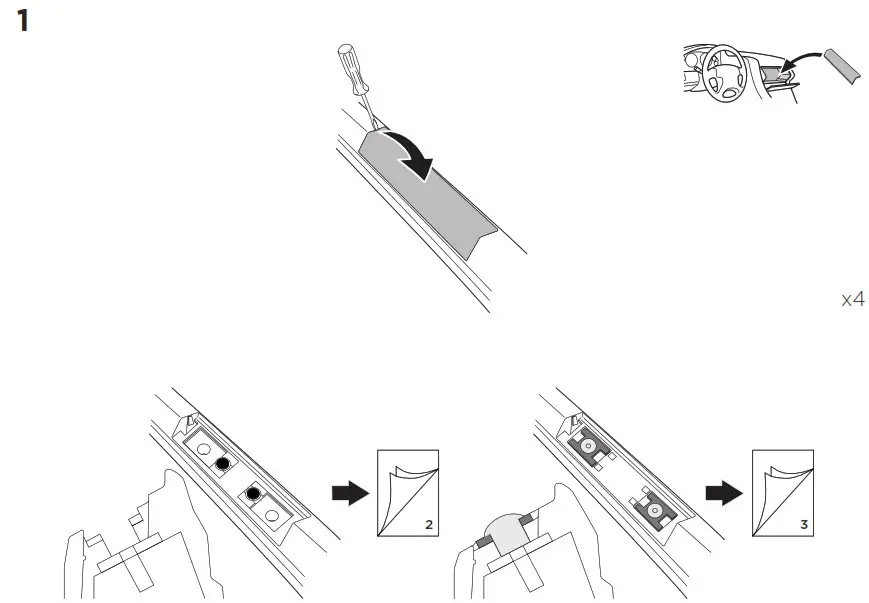THULE Kit 186137 Custom Fit Kit for Roof Racks - overview 2