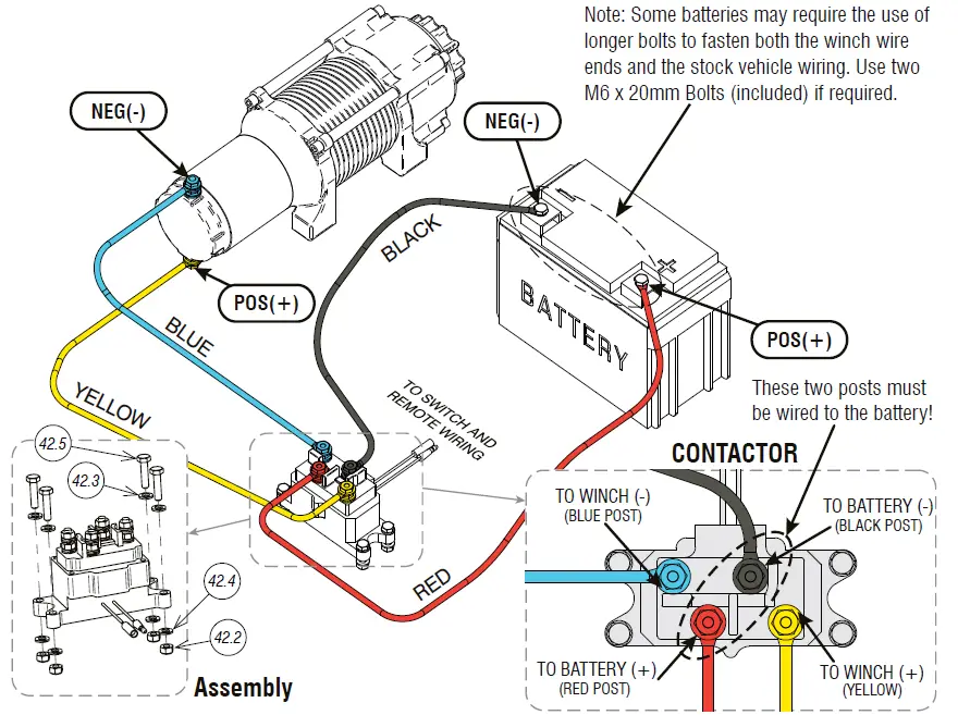 KFI-Products-SE25-Stealth-Series-Synthetic-Cable-Atv-Utv-Winch-6