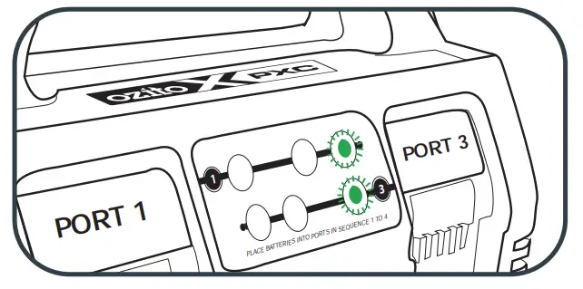 ozito PXMBC 004 4A Four Port Fast Charger - fig1