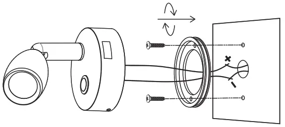 relaxn 709907 LED Bullet Reading Light USB Outlet Black - Mount the bracket