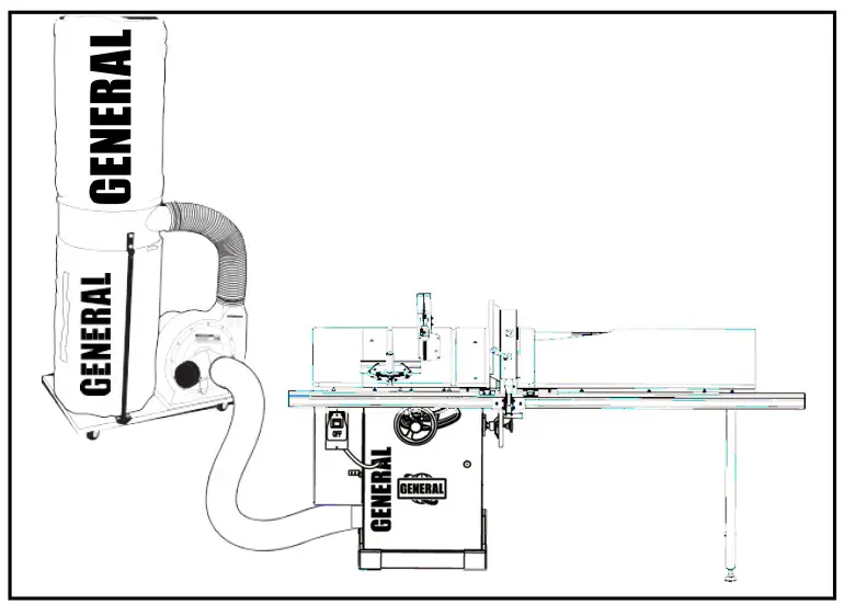 CENERAL 850-3 10 Inch Automated Deluxe Left Tilt Cabinet Saw - ELECTRICAL CONNECTIONS 14