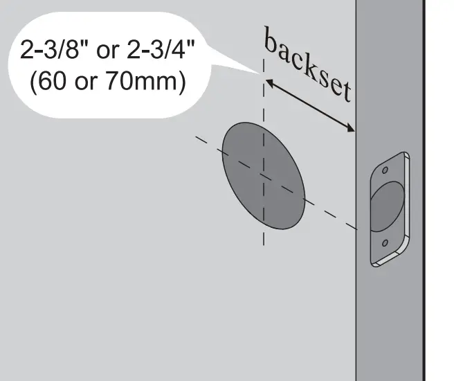 TeeHO AZ09 Smart Keypad Door Lock - Dimensions 1