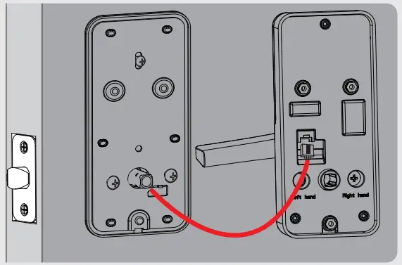 TeeHO AZ09 Smart Keypad Door Lock - Dimensions 13