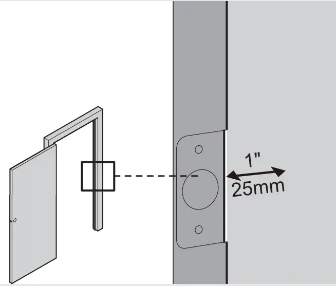 TeeHO AZ09 Smart Keypad Door Lock - Dimensions 3
