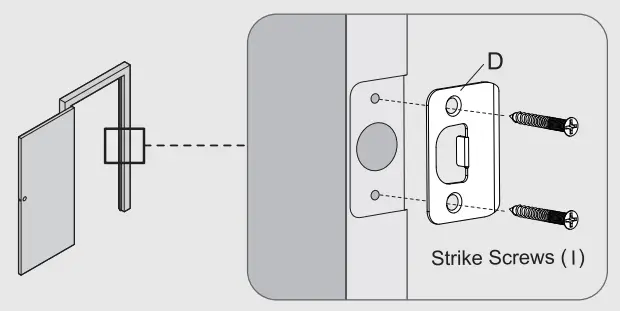 TeeHO AZ09 Smart Keypad Door Lock - Dimensions 7