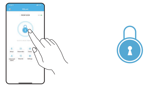 TeeHO AZ09 Smart Keypad Door Lock - Program 7