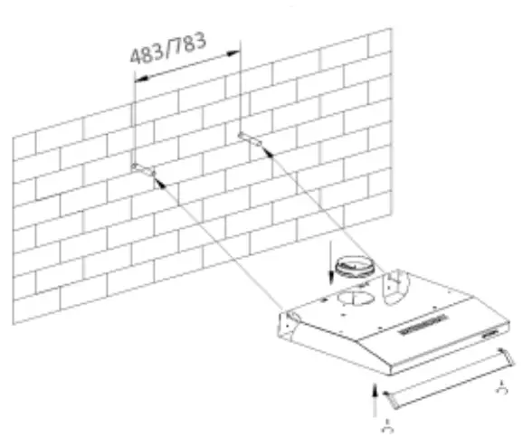LIVINOX LCH NITE 90BL Range Hood - cooker