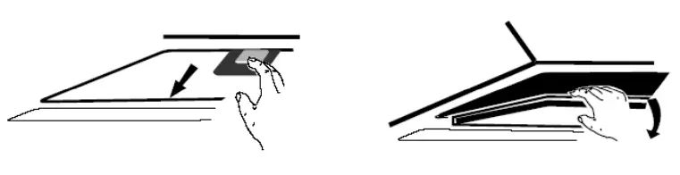 LIVINOX LCH NITE 90BL Range Hood - lock