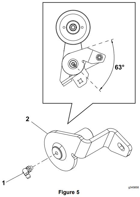 TORO 145 8399 Groundsmaster Rotary Mower - grease fitting