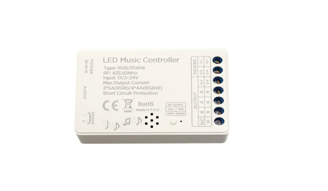 Avsl 153.743uk Rgb-rgbw Sound Active Controller User Manual Avsl 153.743uk Rgb-rgbw Sound Active Controller User Manual