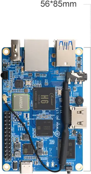 orange PI 3 LTS - Dimension 2