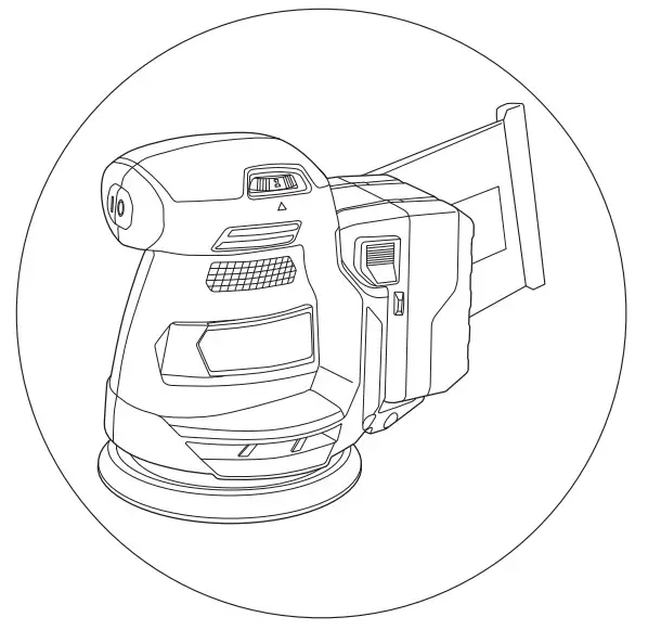 HIKOKI SV1813DA Random Orbital Sander Bare Tool