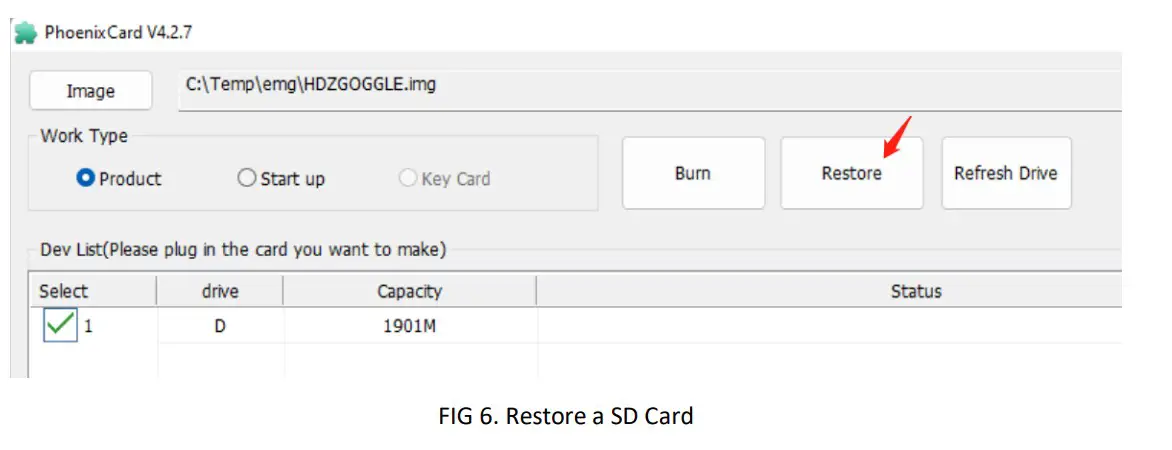 HDZERO DIVIMATH FPV Goggles - Make a bootable SD Card