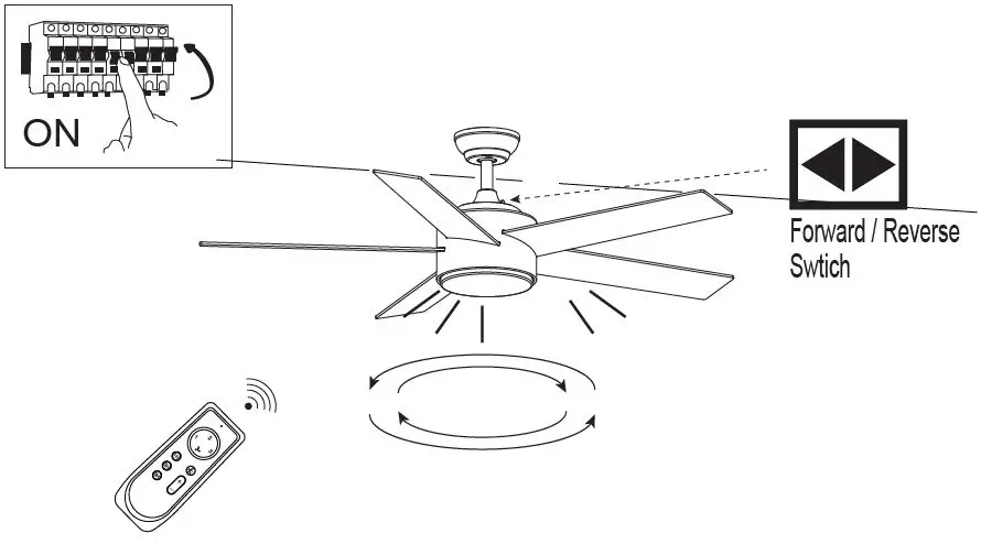 Nestfair-CYW525B-Integrated-LED-Indoor -Black-Ceiling-Fan- (20)