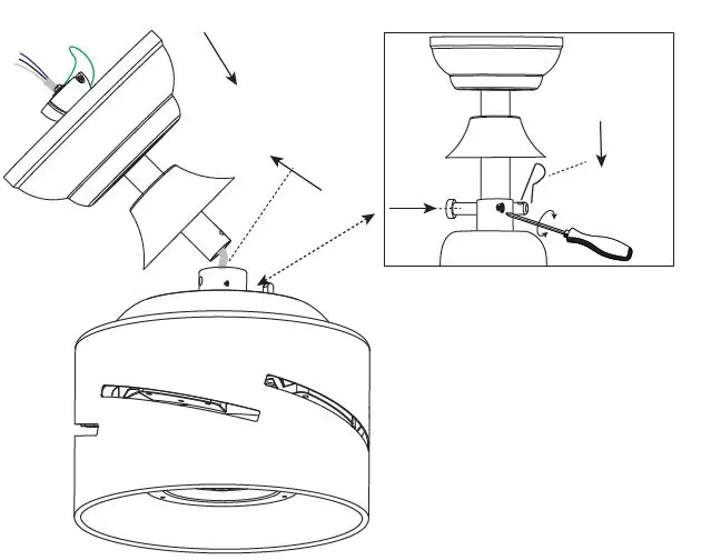 Nestfair-CYW525B-Integrated-LED-Indoor -Black-Ceiling-Fan- (7)