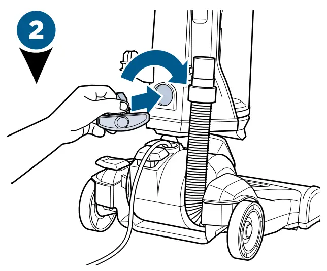 Bissell 2252 Series Powergroom Swivel Pet - Assembly 1
