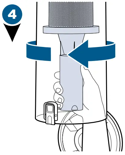 Bissell 2252 Series Powergroom Swivel Pet - Dirt Tank 3