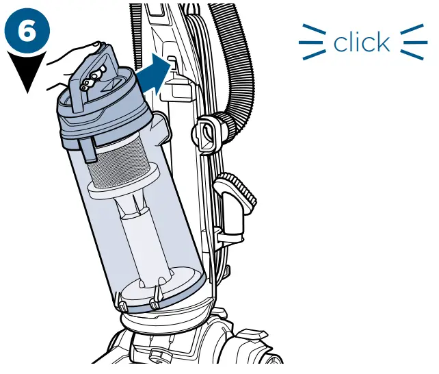 Bissell 2252 Series Powergroom Swivel Pet - Dirt Tank 5