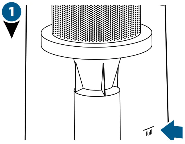 Bissell 2252 Series Powergroom Swivel Pet - Dirt Tank