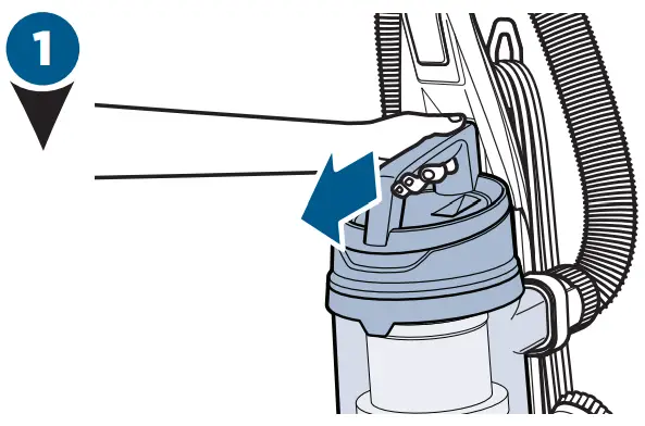 Bissell 2252 Series Powergroom Swivel Pet - Pre-Motor Filter