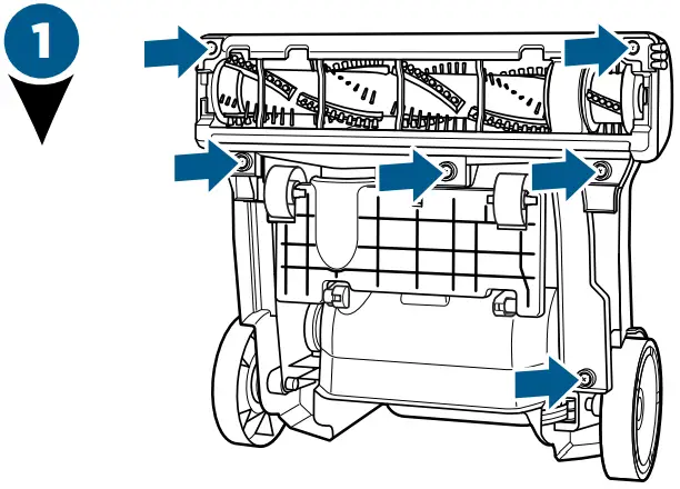 Bissell 2252 Series Powergroom Swivel Pet - Replace Brush