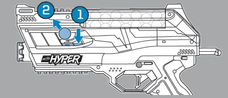 Hasbro Nerf Hyper Impulse 40 Blaster 2