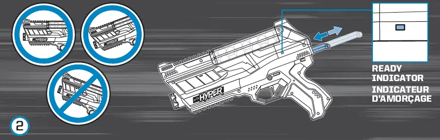 Hasbro Nerf Hyper Impulse 40 Blaster 9